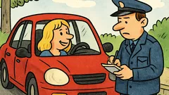 Vic: Policist ustavi plavolasko zaradi luči